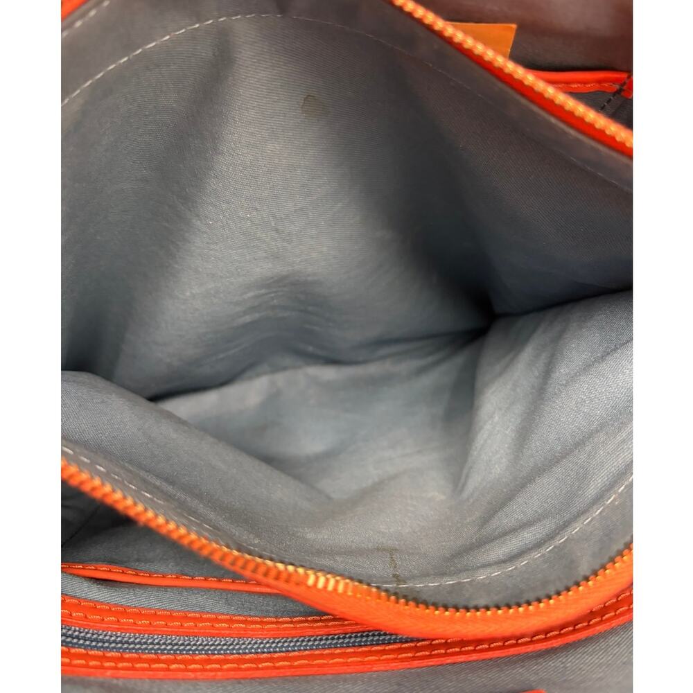 Dooney & Bourke Melon Orange Patent Leather Tote AS IS #79777 - Picture 9 of 14